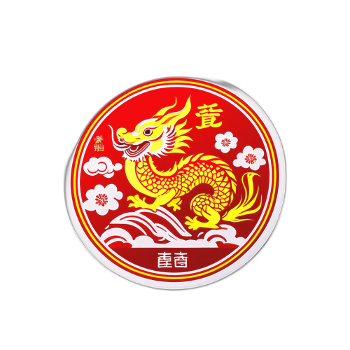 团圆庆祝传统节日贴纸