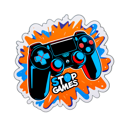 Sticker Pengawal Permainan: "Stop Killing Games!"