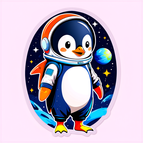 太空漫遊的小企鵝