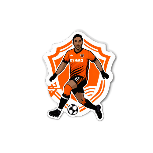 Hình dán cầu thủ Houston Dynamo ghi bàn