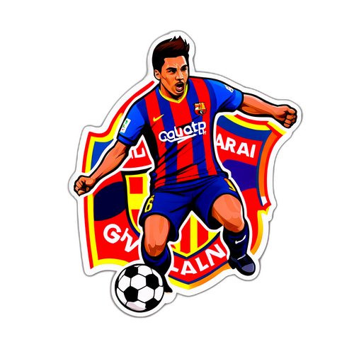 Futbol Heyecanı: Guadalajara ve Barcelona Maçı Sticker'ı