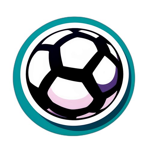 Minimalist design med bokstäverna 'PL' och fotboll