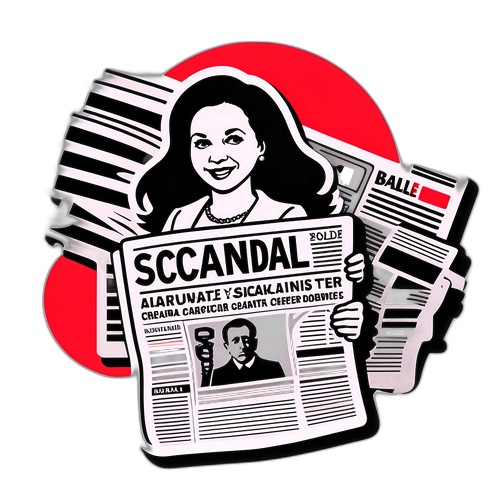 Playful Sticker ng Skandalo