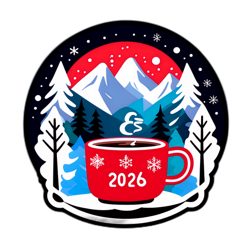 Winterse Sneeuwbord Thema