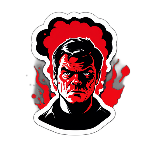 Dexter Temalı Karanlık Kan Sticker'ı