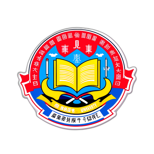 南華大學校徽貼紙設計