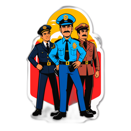 Retro Polisiye Karakterler Tasarımı