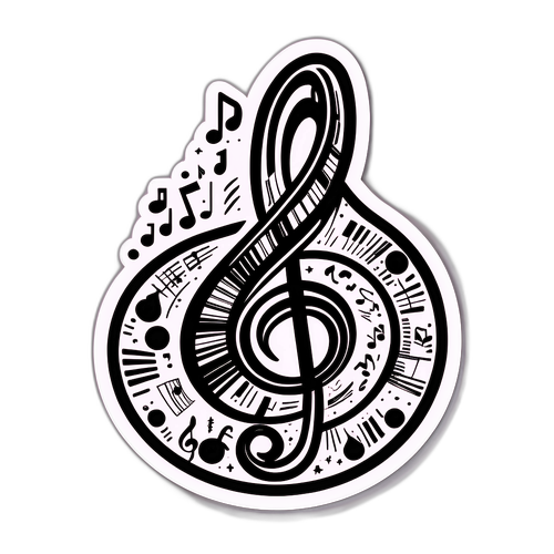 Adesivo Musicale Creativo