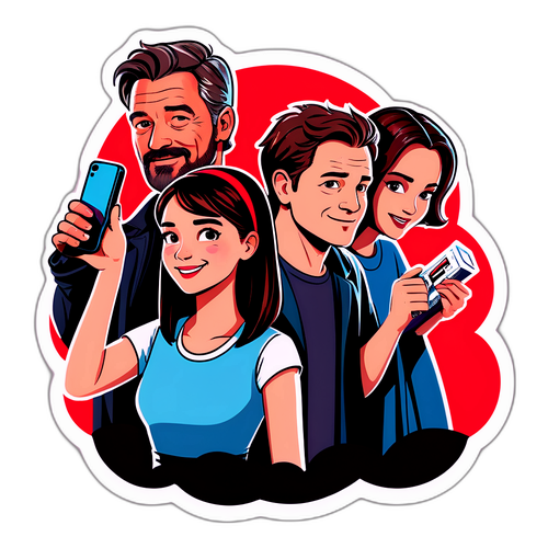 Иллюстрация популярных шоу Netflix