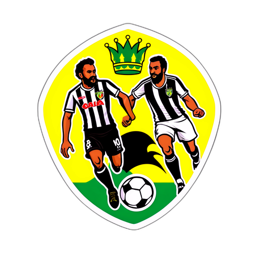 Sticker Rivaliti Santos vs Vasco da Gama