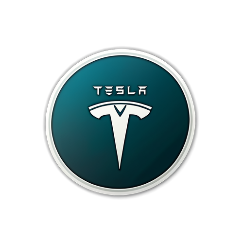 Moderni Tesla-logo tarra