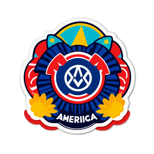 Sticker da paixão dos fãs do América MG