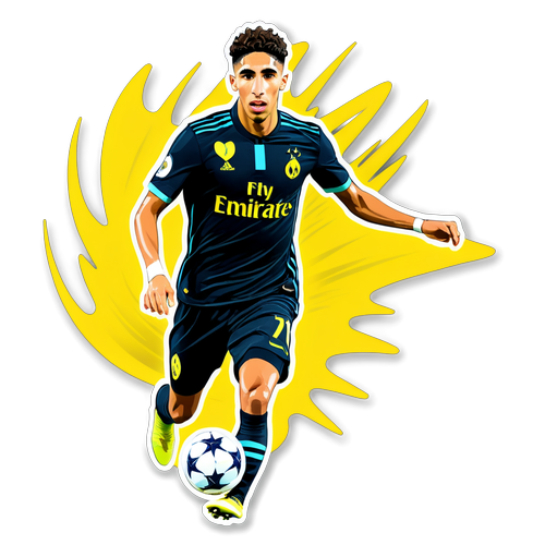 Achraf Hakimi v akci