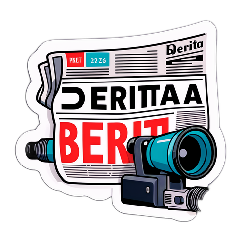Stiker Bertema Berita