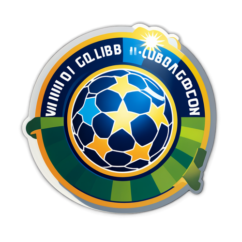 Adesivo Mirassol - Logo do Clube com Design Solar