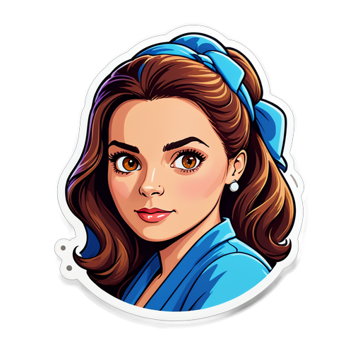 Sticker de Giovanna Lancellotti em cena de filme