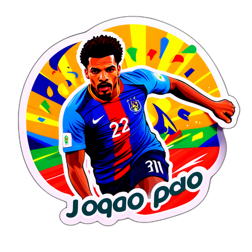 Trendy sticker met João Pedro