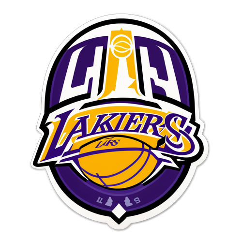 Unleash the Legacy: The LA Lakers Sticker That Every Fan Needs!