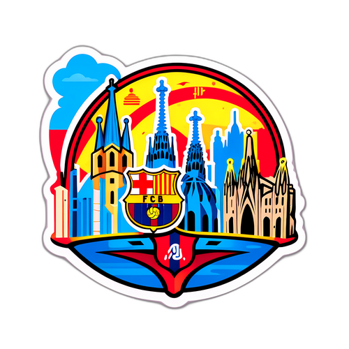 Sticker Dinamik Barcelona vs Atletico Madrid