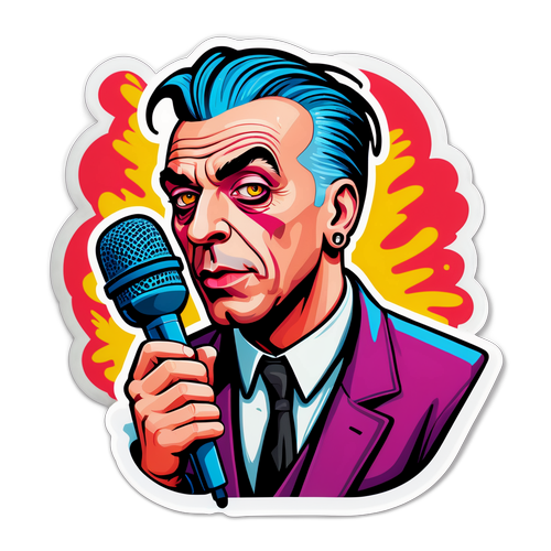 Postać na scenie w stylu graffiti