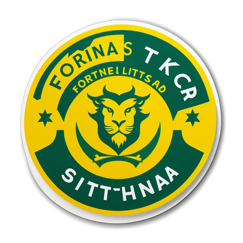 Eenvoudige maar krachtige sticker met Fortuna Sittard en Utrecht