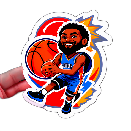 Matapang na Disenyo ng Sticker para sa Trail Blazers vs Thunder