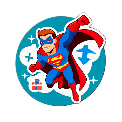 Superhero Dr. Tim Johnson Promoting Health