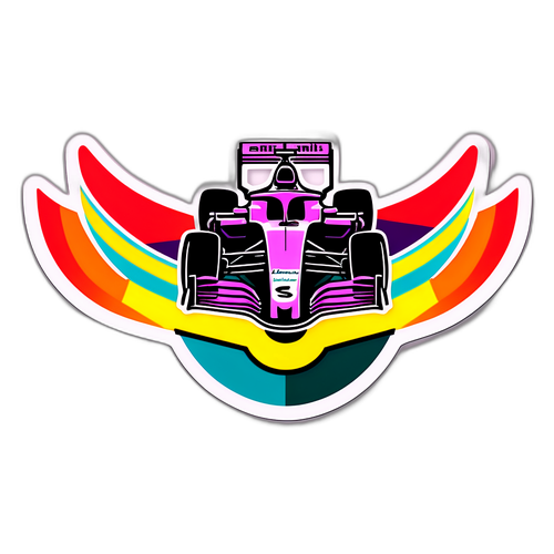 Minimalist Formel 1 Logo Sticker