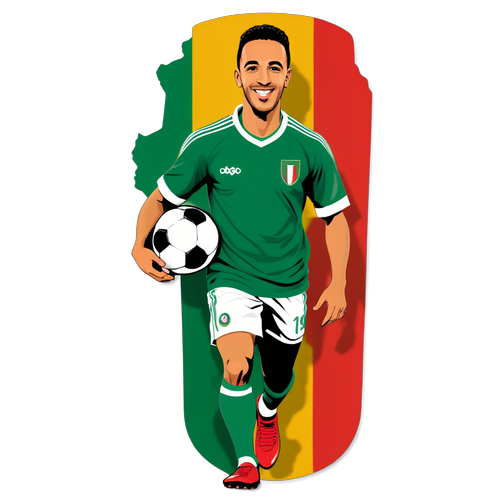 Karim Bouamrane souriant avec un ballon de football