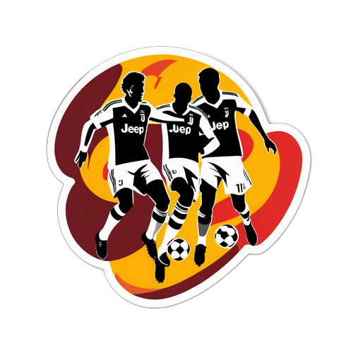 עיצוב אבסטרקטי המייצג את האנרגיה של משחק כדורגל