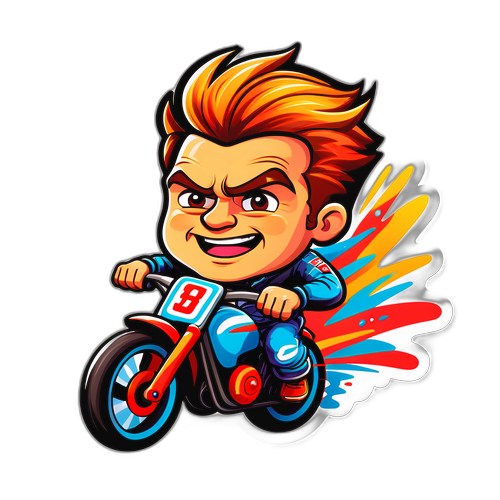 Legesyg stickermotiv af Conrad Harder