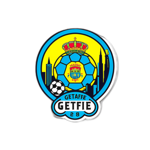 Thiết kế hình ảnh Getafe với biểu tượng thành phố