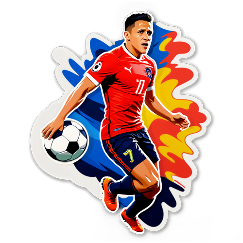 Alexis Sanchez: Il Sticker Che Rappresenta La Passione e La Velocità Sul Campo!