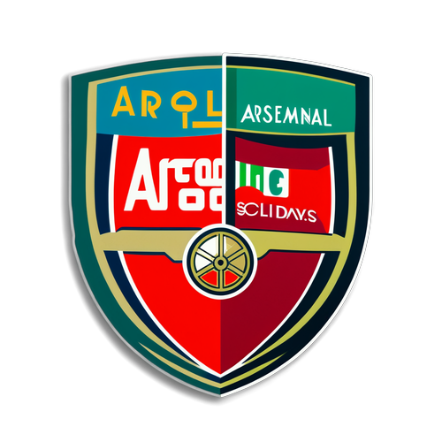 Rivalitate pe teren! Arsenal și Liverpool: Lupta Logo-urilor Colorate!