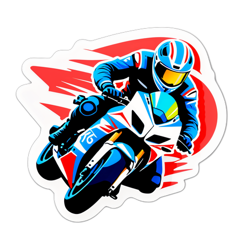 Racing Kristoffer Reitan på motorsykkel