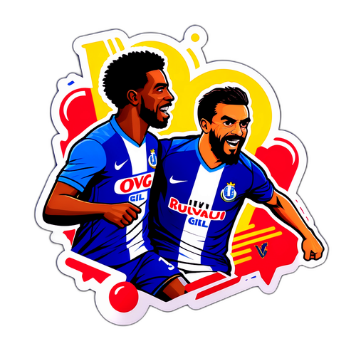 Sticker ya Ushindani wa Porto na Gil Vicente
