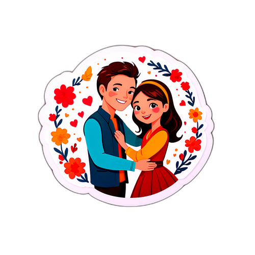 Miko Bergbomin kihlauksen sticker