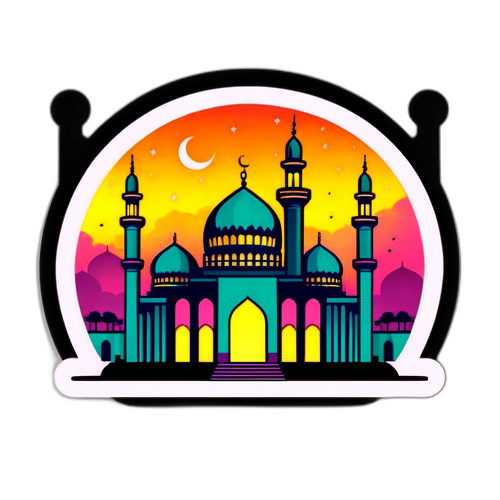 Keindahan Masjid Saat Eid