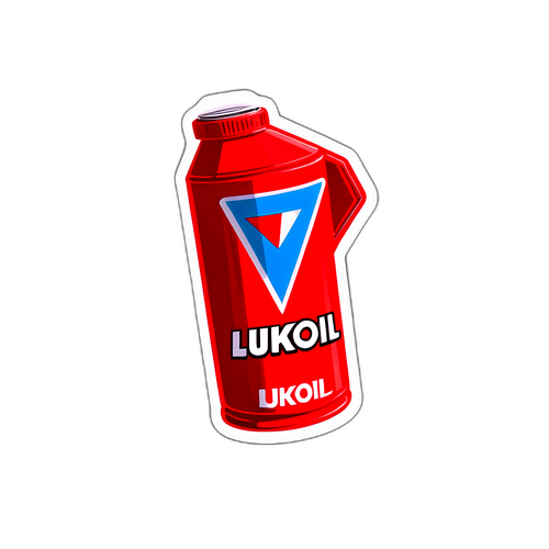Проект дизайну промоцій Lukoil, який відображає енергію сучасних технологій