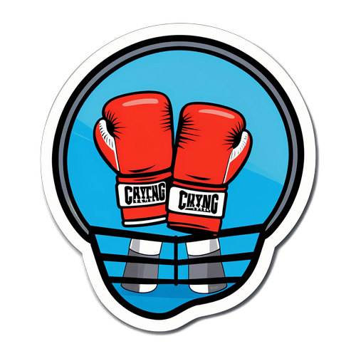 Boxhandschuhe im Ring