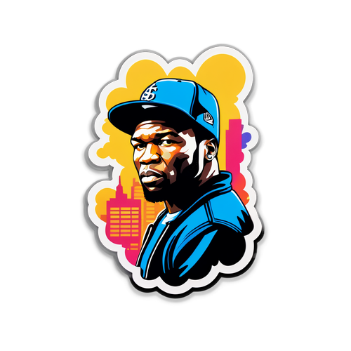 50 Cent: Silueta Legendary Într-o Metropolă Vibrantă - Descoperă Cuvintele care Au Schimbat Rap-ul!