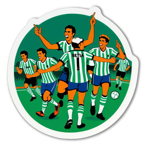 Ilustração do Betis conquistando vitórias