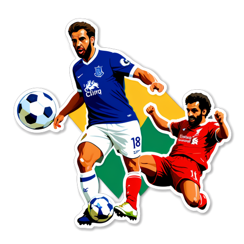 Everton vs Liverpool Football Rivalry Sticker