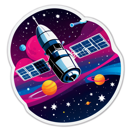 Kosmosz 482 Műhold Sticker
