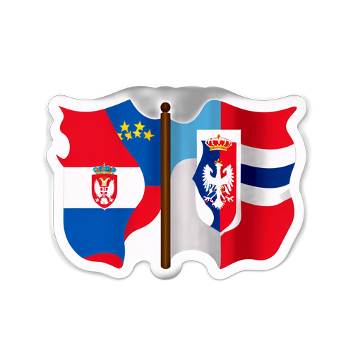 Sticker para sa Laban ng Serbia at Estonia