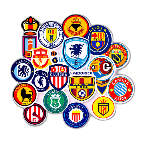 สติกเกอร์เมืองฟุตบอล ลา ลีกา