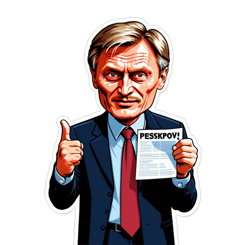 Гумористичний мультфільм про Пєскова