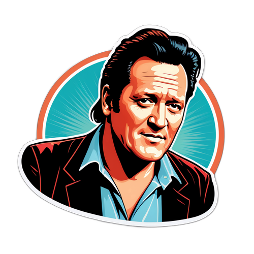 Sticker retro inspirat de Michael Madsen
