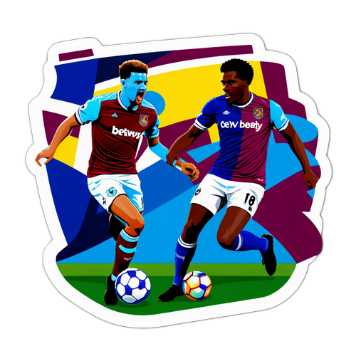 Trận đấu bóng đá giữa West Ham và Everton