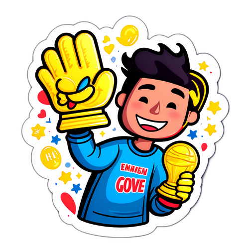 Desain Stiker Imajinatif Emi Martinez